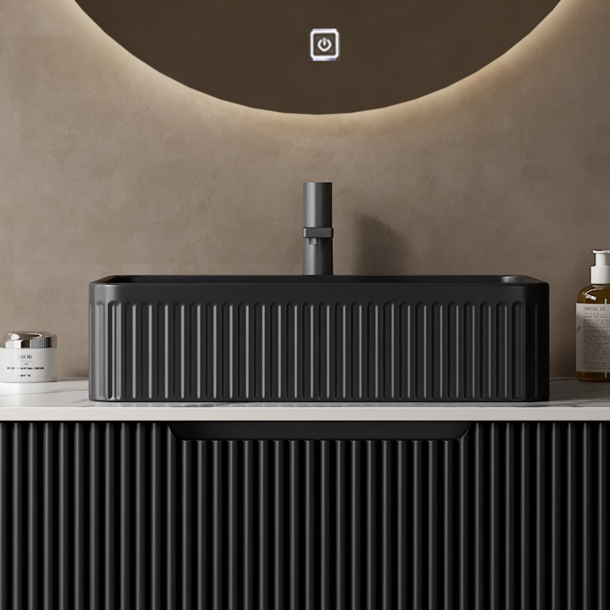 20'' Rectangular Striped Vessel Sink
