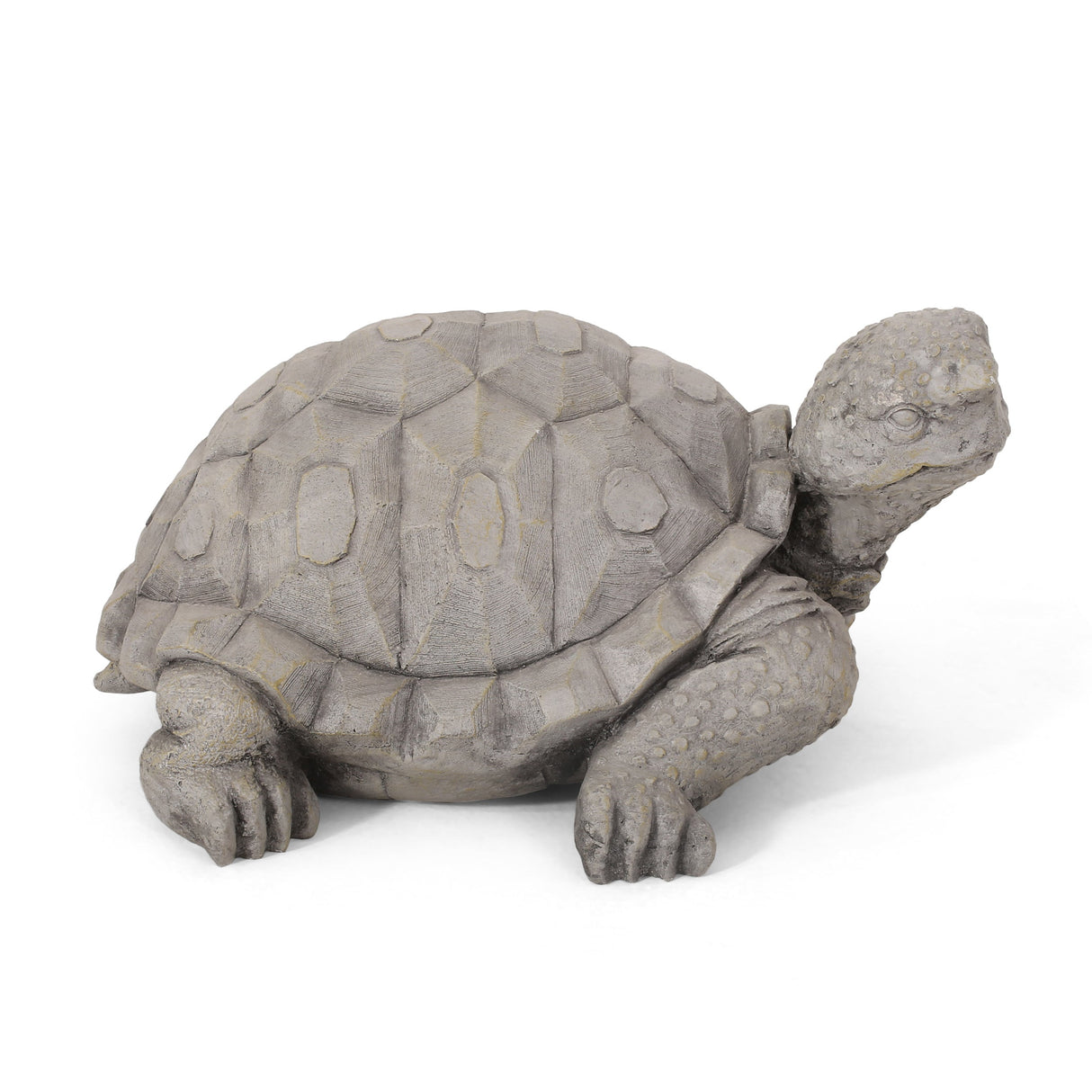 Turtle Decor Outdoor Turtle Statue in Dark Gray