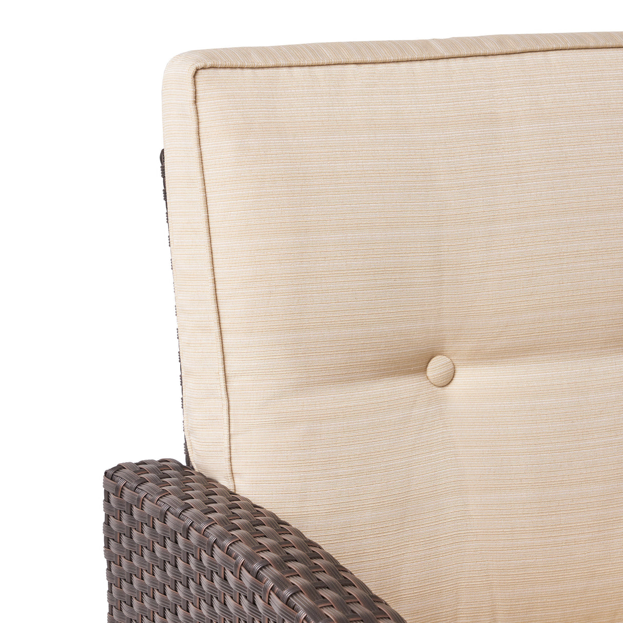 The All-Weather Steel-Framed Three-Seater Patio Sofa