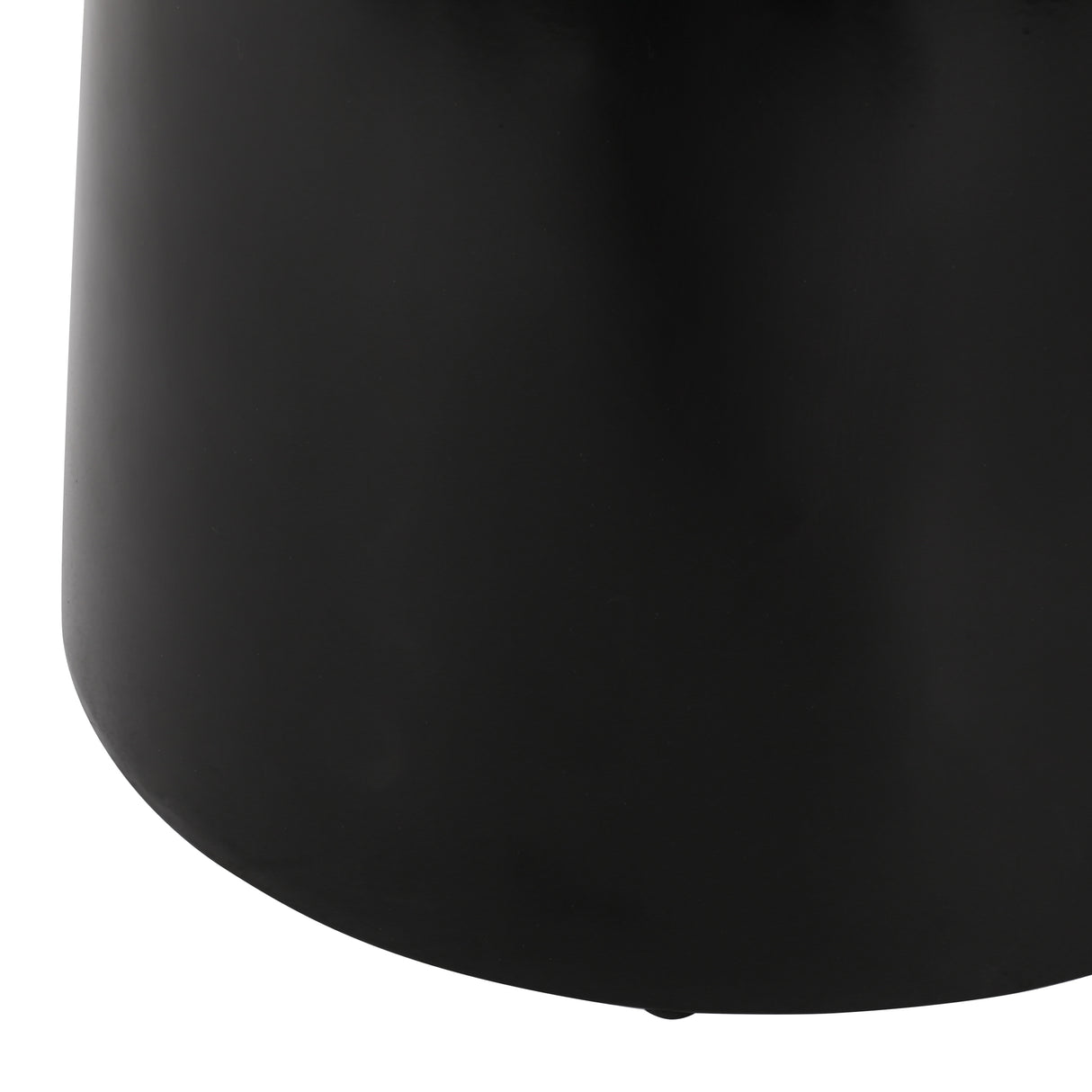 Outdoor metal end table -large