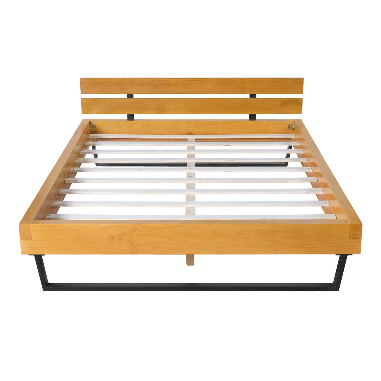 Pine Wood Bed Frame Queen Size