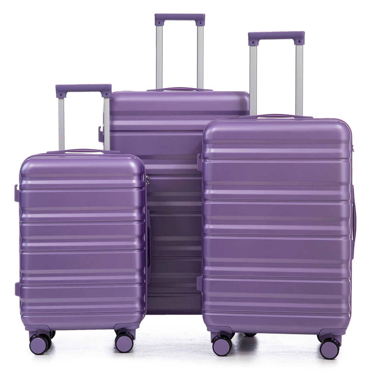 HIFINE Tourist 3-Piece ABS Spinner Wheel Luggage Set