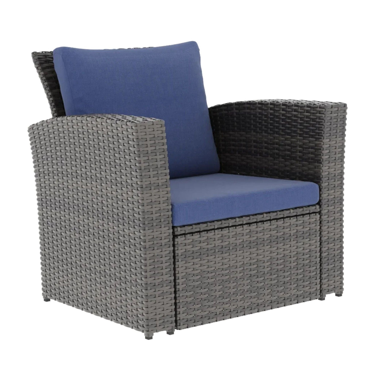 Modern Patio Set With Table And Cushions