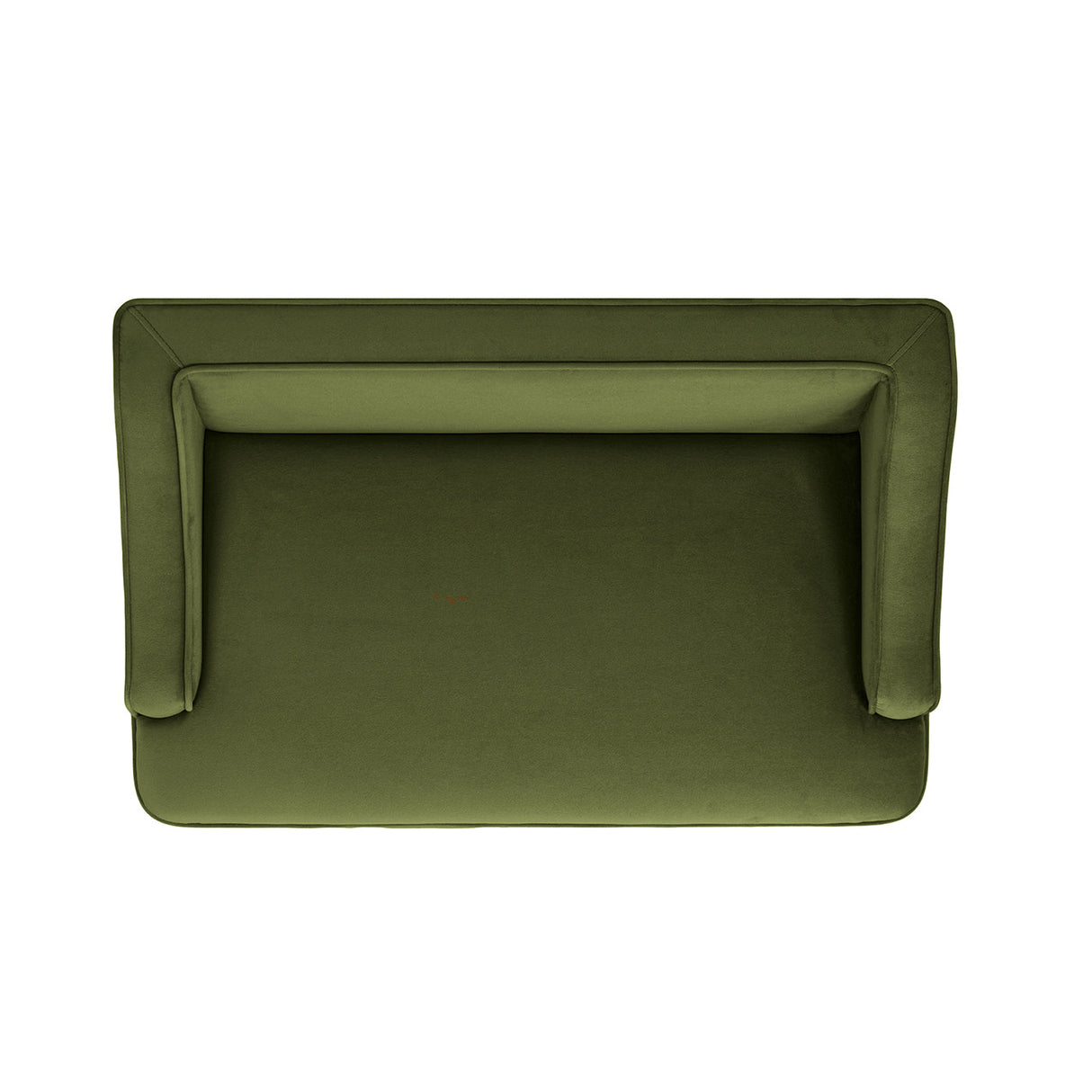 Duchess 33' Medium Princess Pet Bed Sofa with Fringe Skirt, Olive Green Velvet