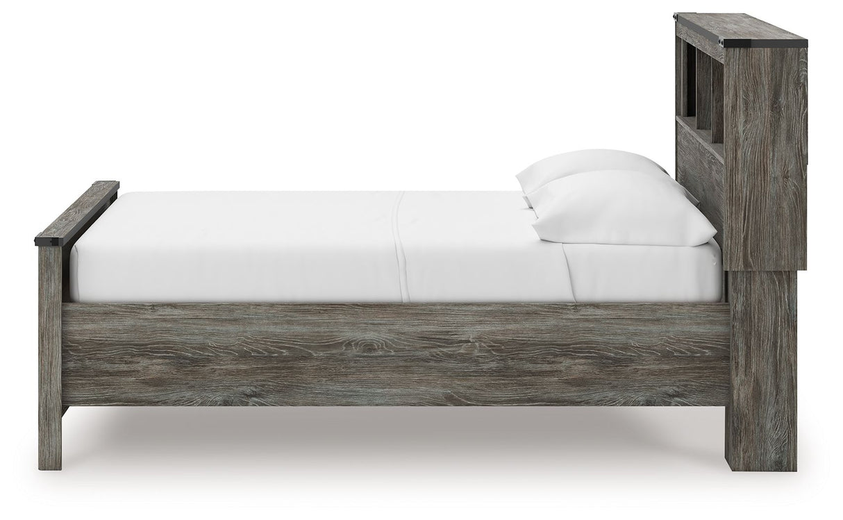 Frandern - Bookcase Panel Bed