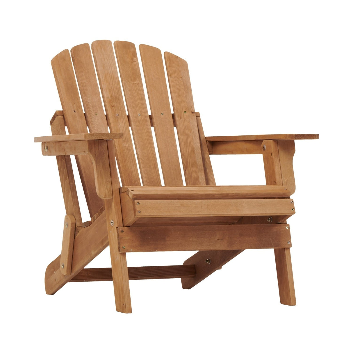Oversize Wooden Outdoor Folding Adirondack Chair