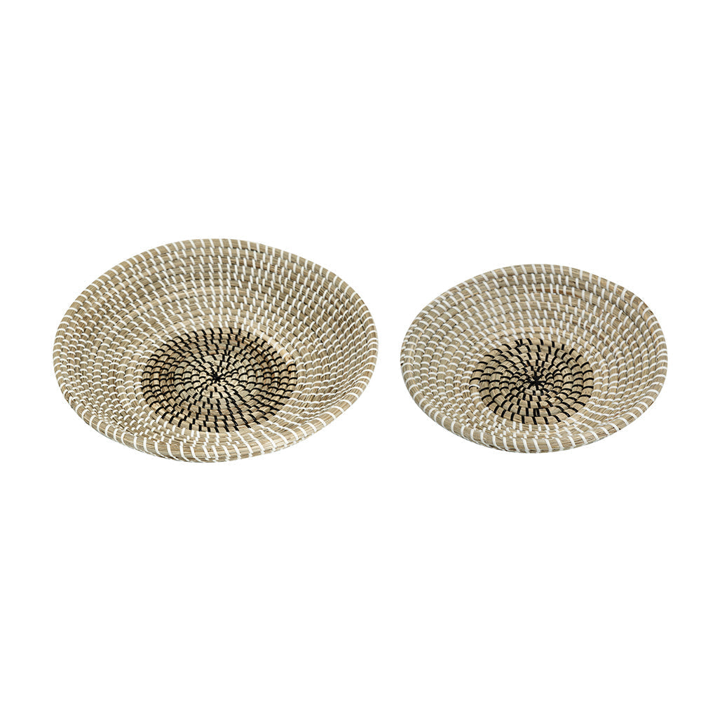 S/2 Kira Woven Seagrass Bowls
