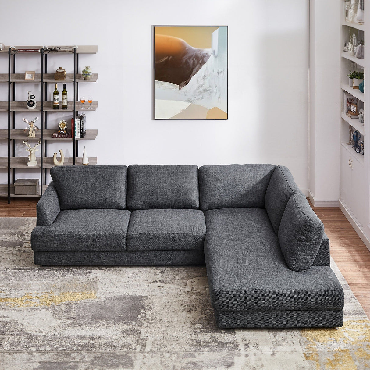 Glander - Comfortable Cozy Sectional Sofa