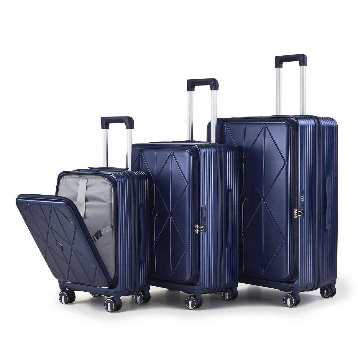 3-Piece,-Expandable-Carry-On-Luggage-with-TSA-Lock--Hard-Shell-and-Lightweight-Suitcase-with-Front-Pocket-and-Spinner-Wheels-Luggage-Sets