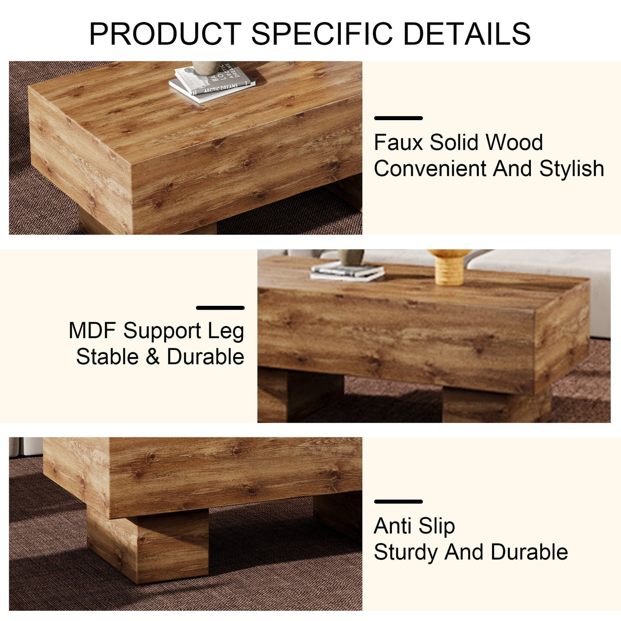 Modern Rectangular Coffee Table