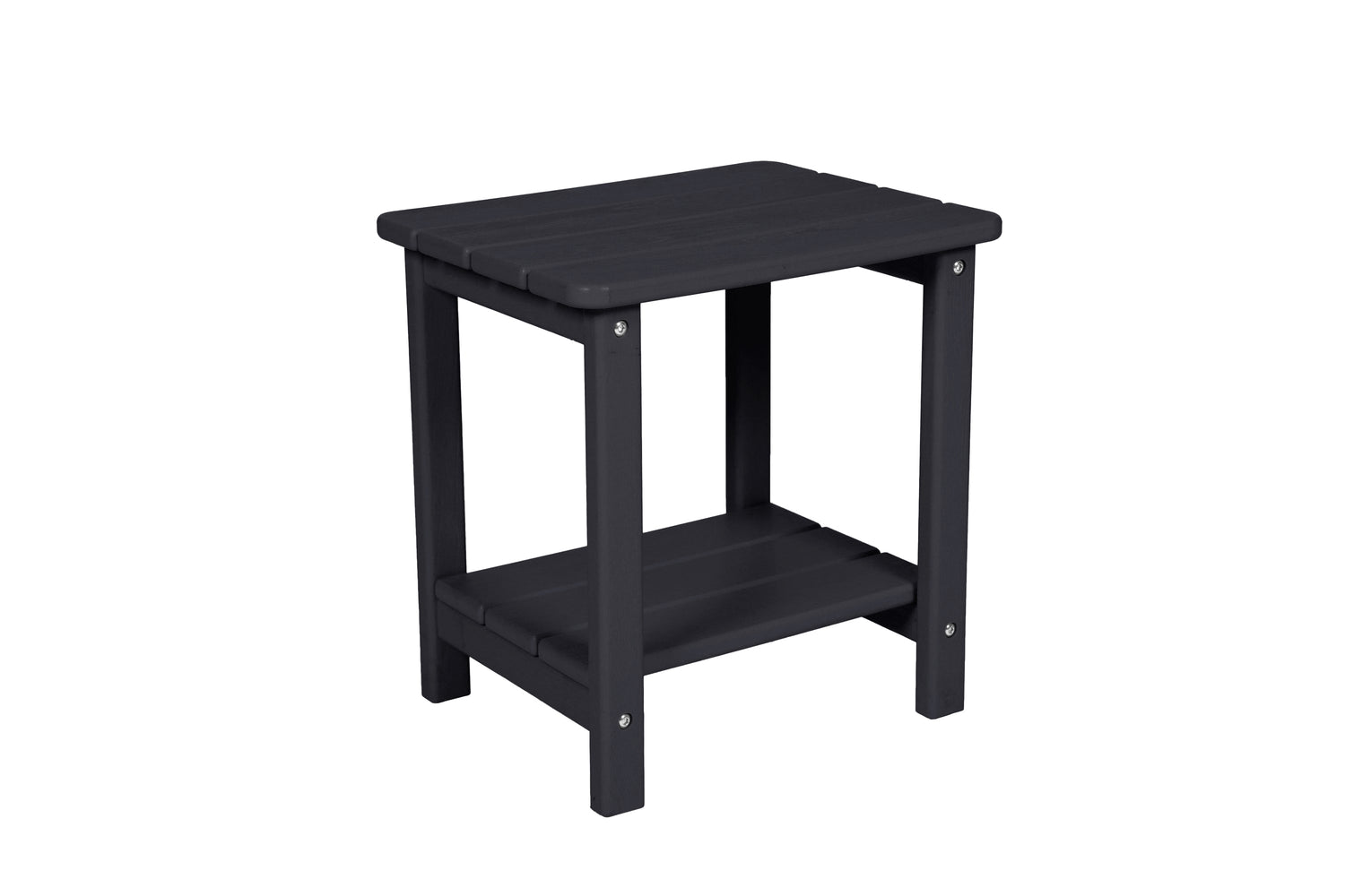 3-piece folding adirondack chair set with side table