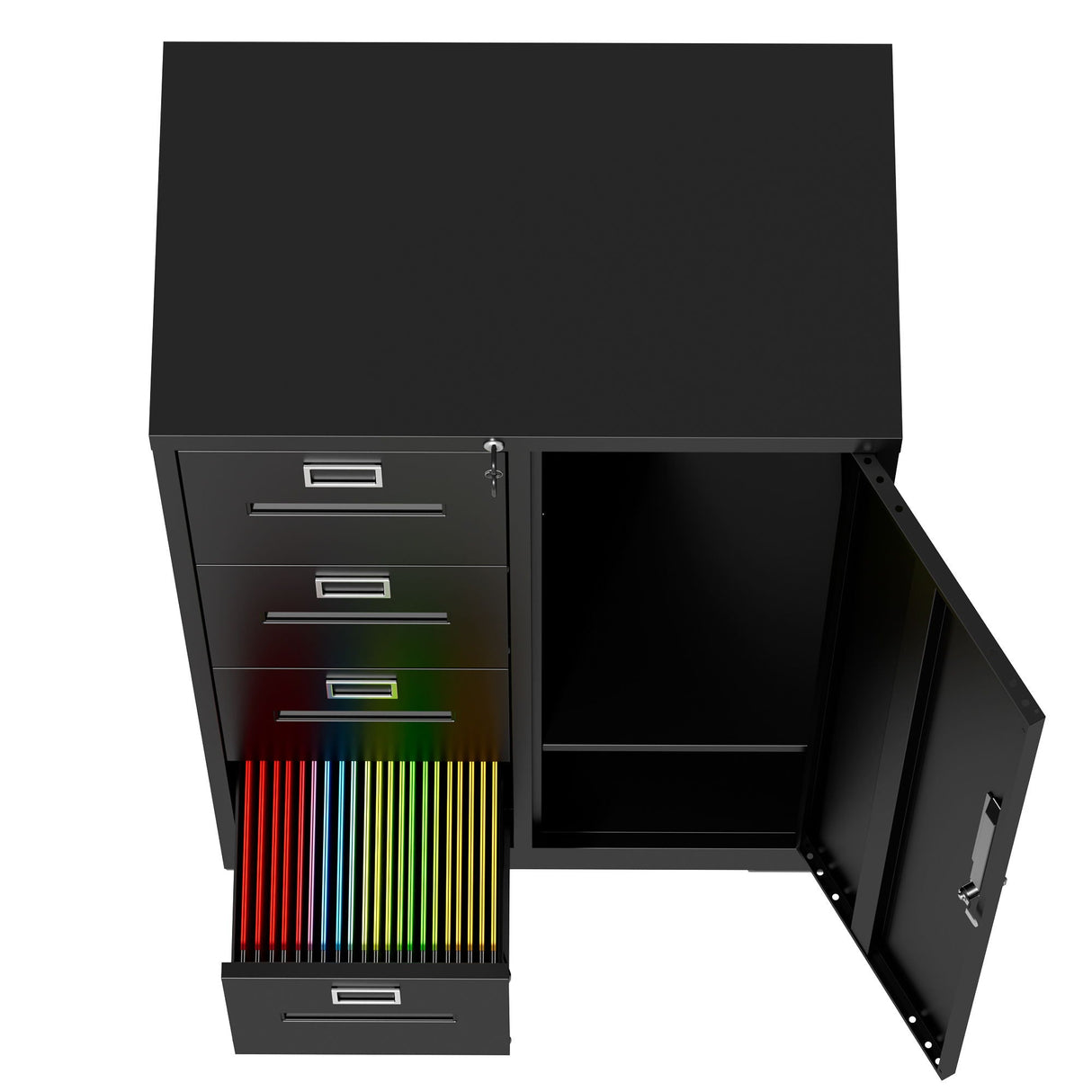 Storage Vertical Filing Cabinet With Lock