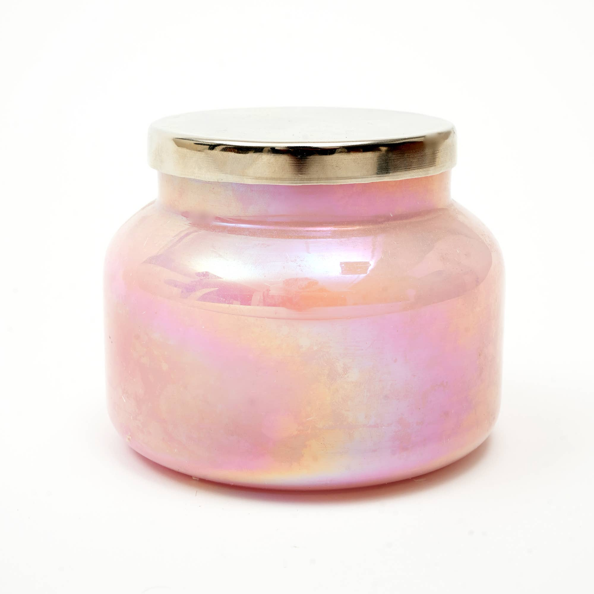 Scented Wax Candle Jar - Pink Lustre