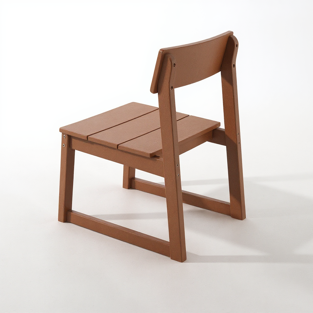 7-Piece HDPE Outdoor Dining Set for 6 – Brown