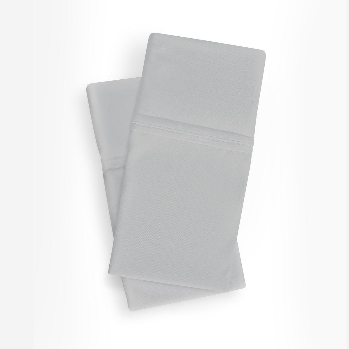 Dri-Tec Queen Pillowcase Set with Moisture-Wicking Performance - Light Grey