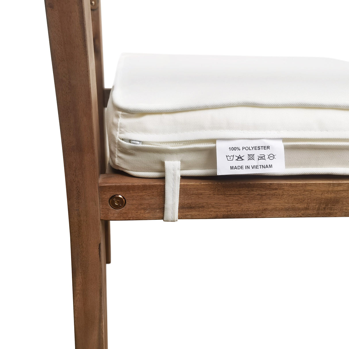 7 Pieces Acacia Wood Outdoor Dining Set with Cushions