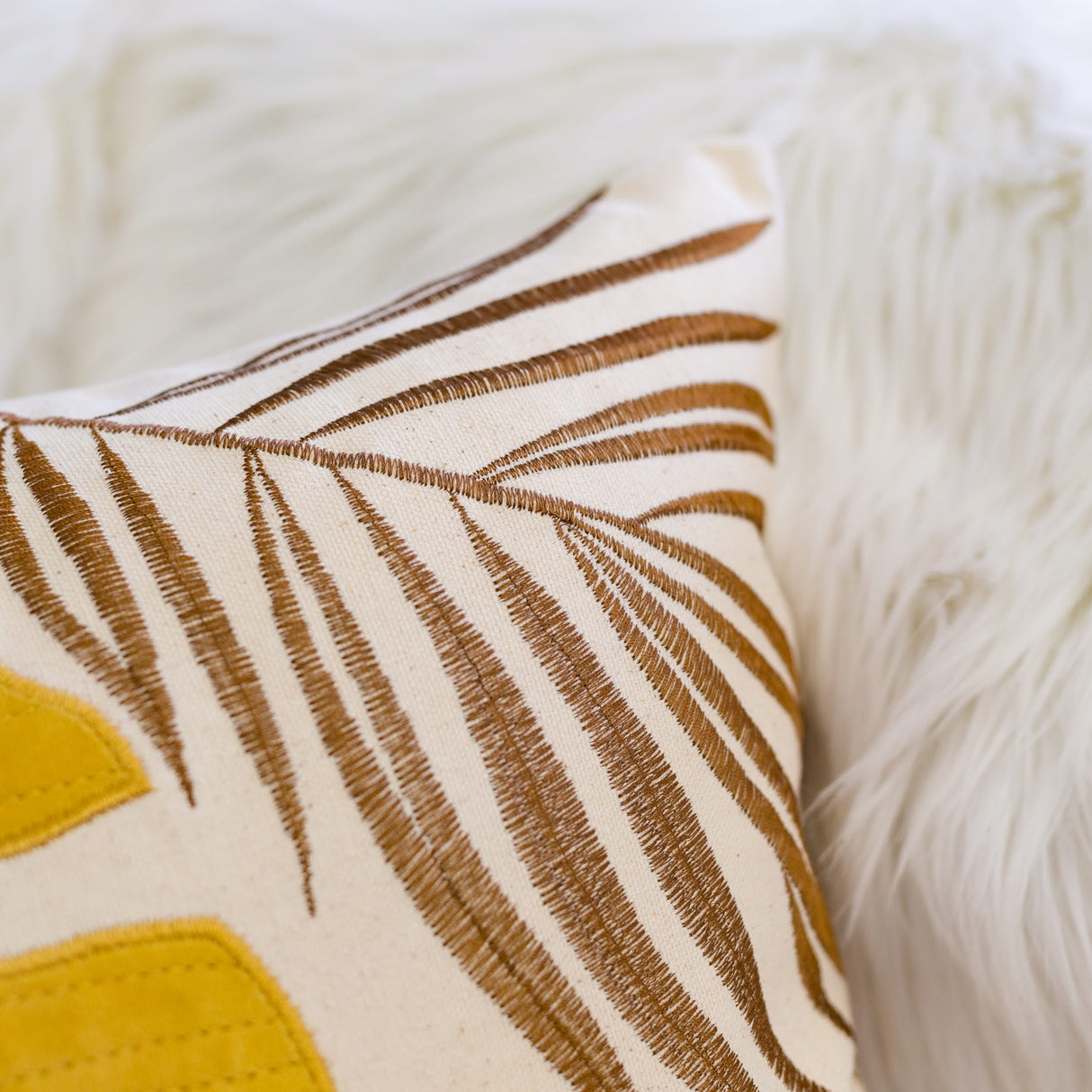 Autumn Vibes Leaf Accent Pillow - 2 Pack