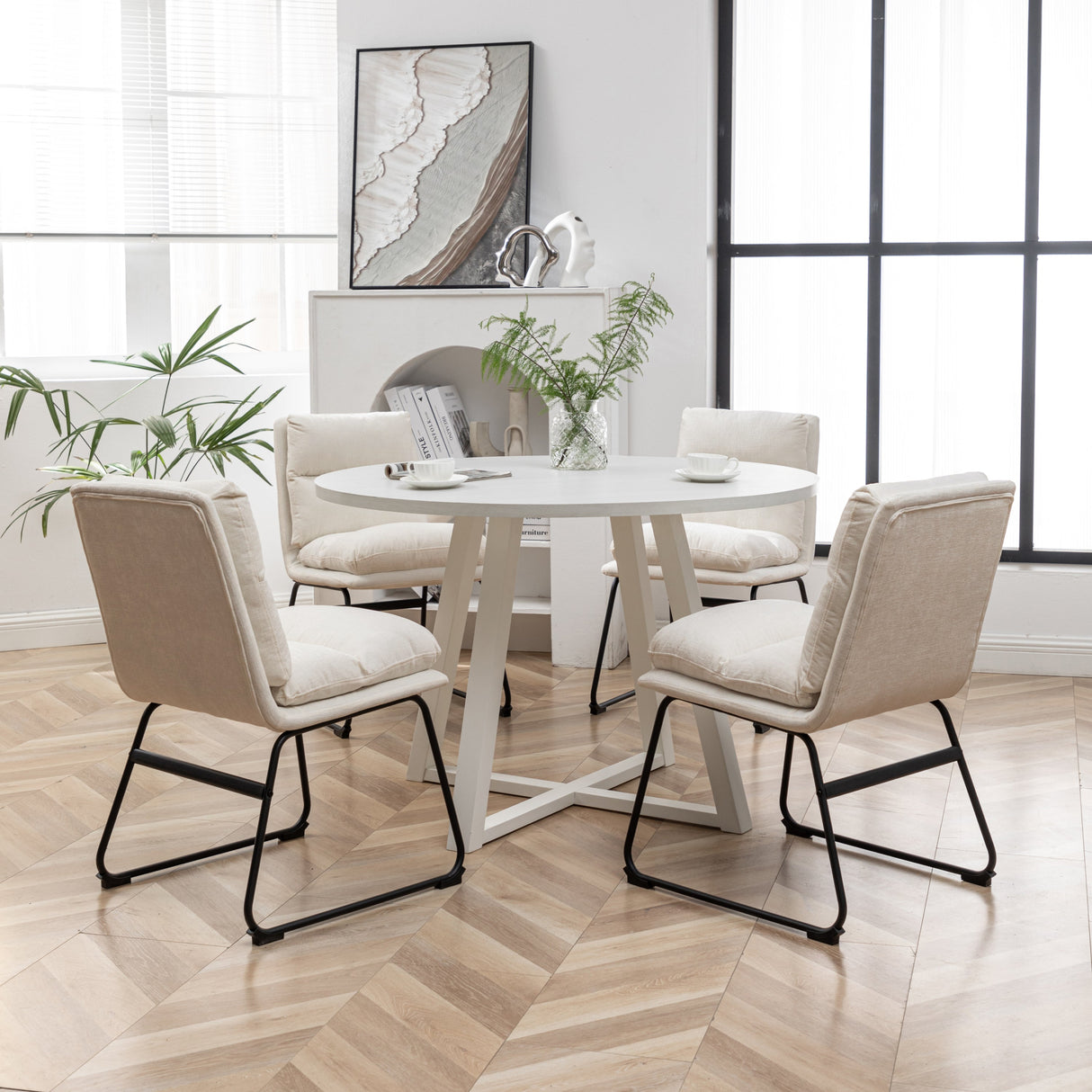 Innes 5-Piece Round Dining Set