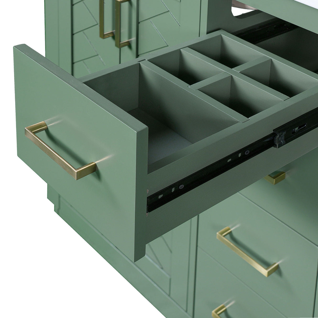 Bathroom Vanity With Sink, Storage Cabinet, Freestanding Set With 3 Drawers & Soft Closing Doors