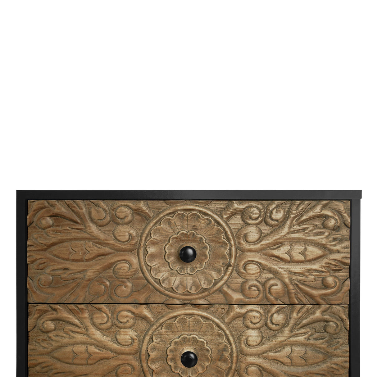3 Drawer Cabinet, Suitable For Bedroom - Black