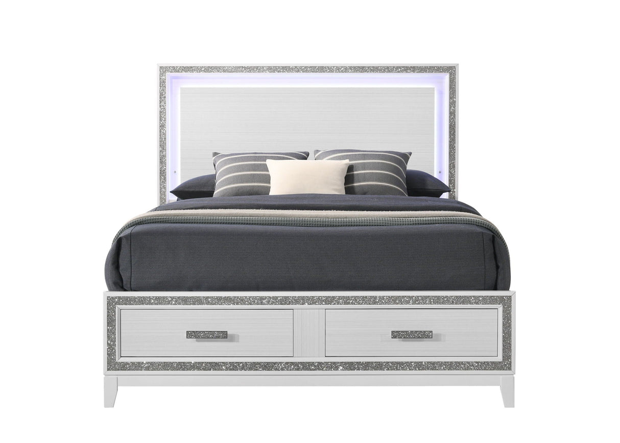 Haiden Queen Storage Bed with LED Lighting