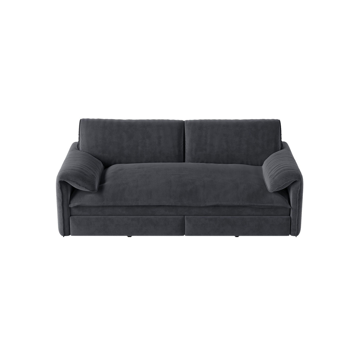 Queen Pull Out Sofa Bed With Side Storage