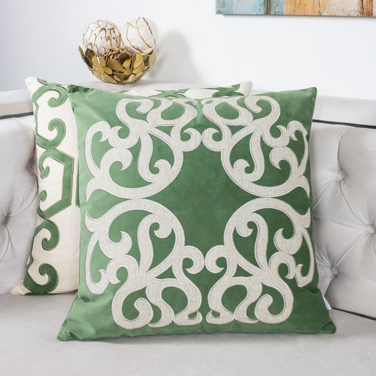 Dora - Pillow Cover With Matching Back