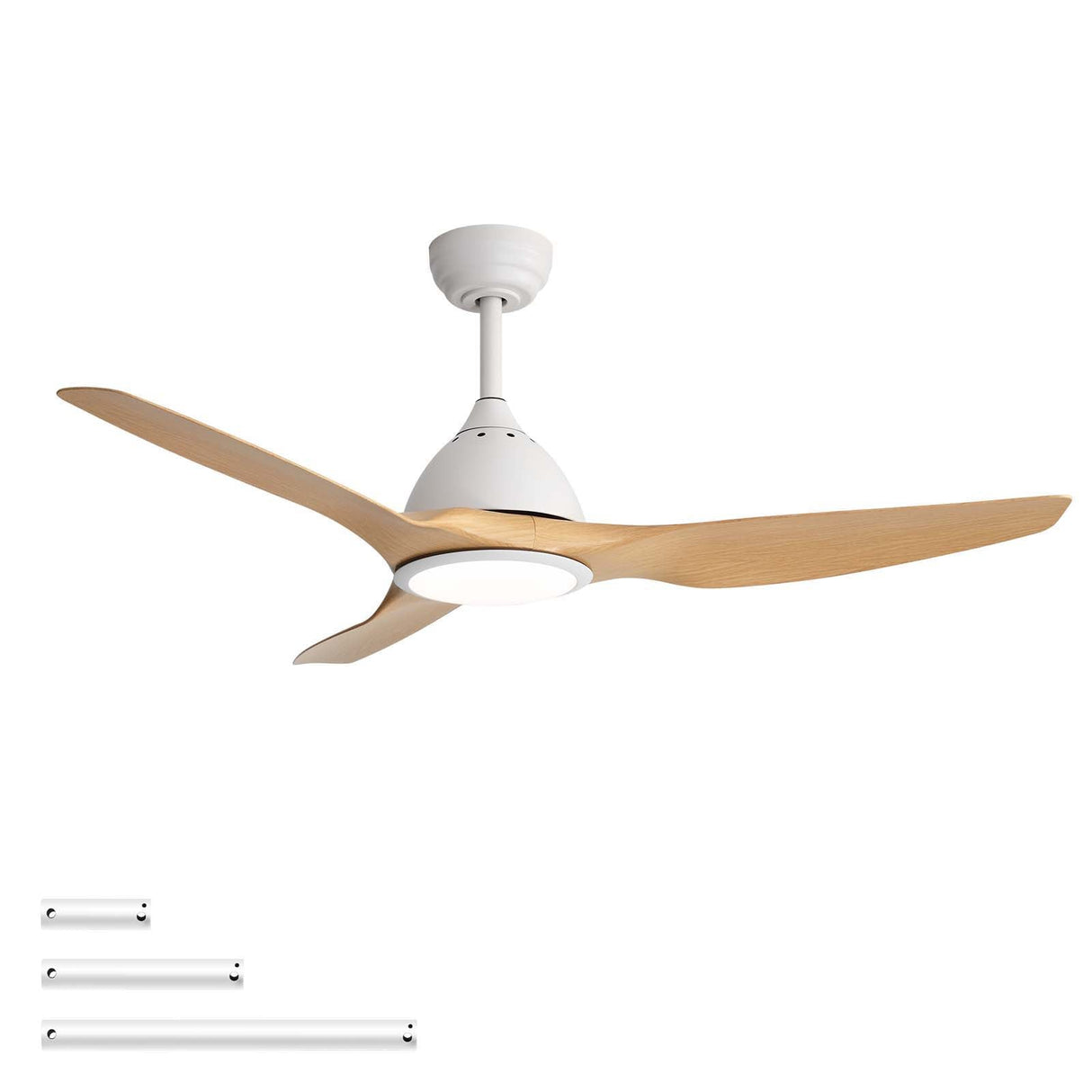 Bredoom Ceiling Fan With Remote Control And LED Light