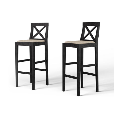 Bar-Chair-Counter-Height-Stool-with-Backrest,-Black-Set-of-2-Bartools