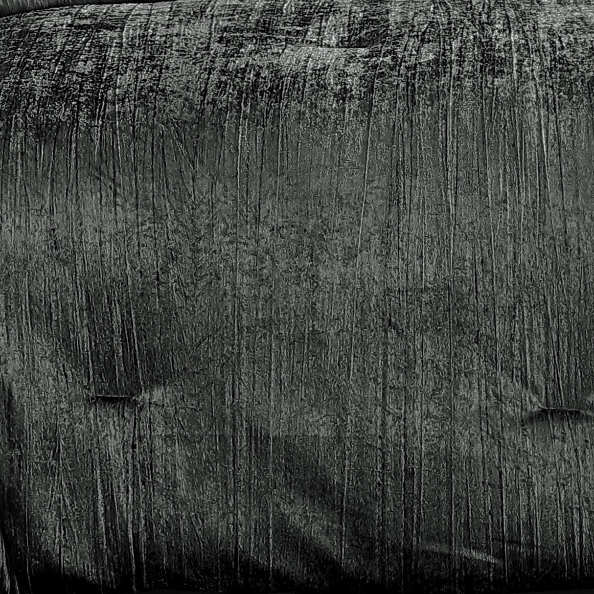 Turin 7 Piece Charcoal Crinkle Velvet Comforter Ensemble