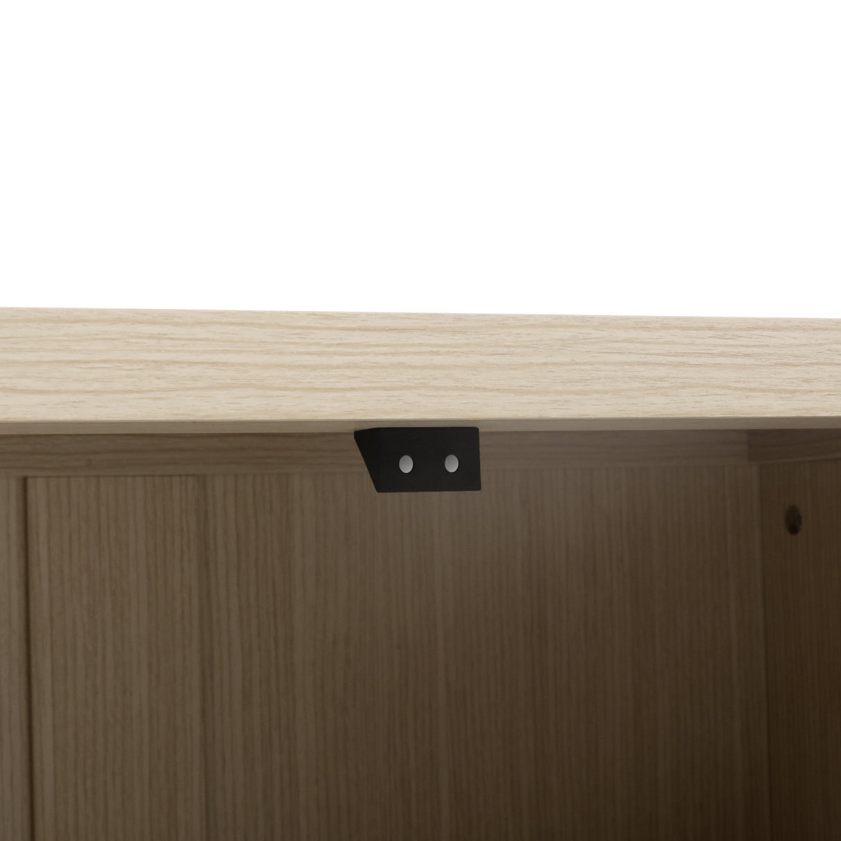 Sideboard Buffet Cabinet with 4 Doors and Adjustable Shelves