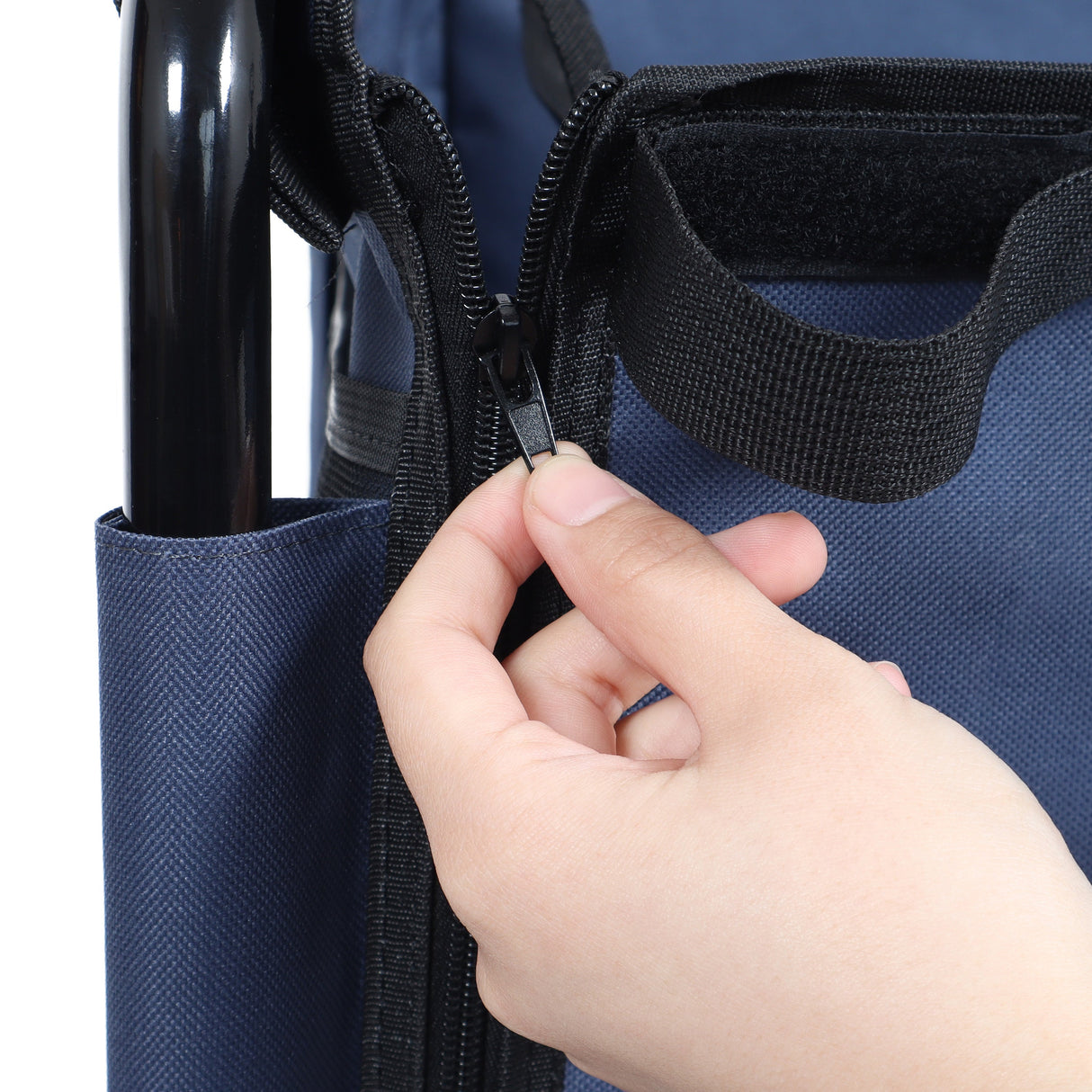 3-in-1 Convertible Folding Wagon Cart with Bench Seat & Storage