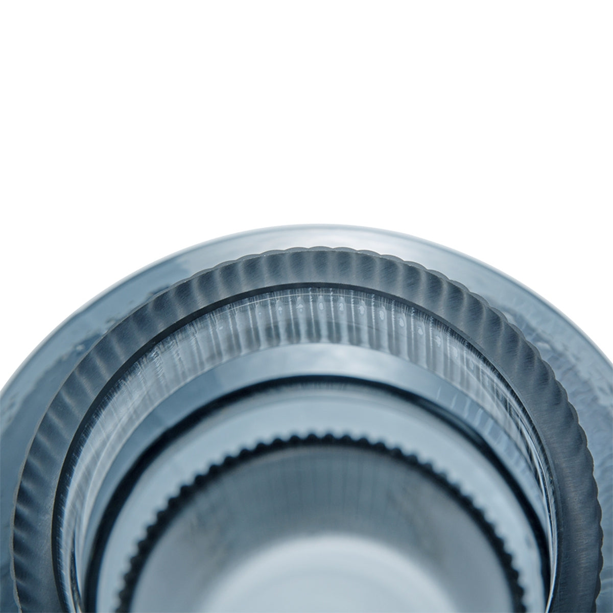 D5.9x11.8'H Fluted Accent Vases with Ribbed Design, Set of 2