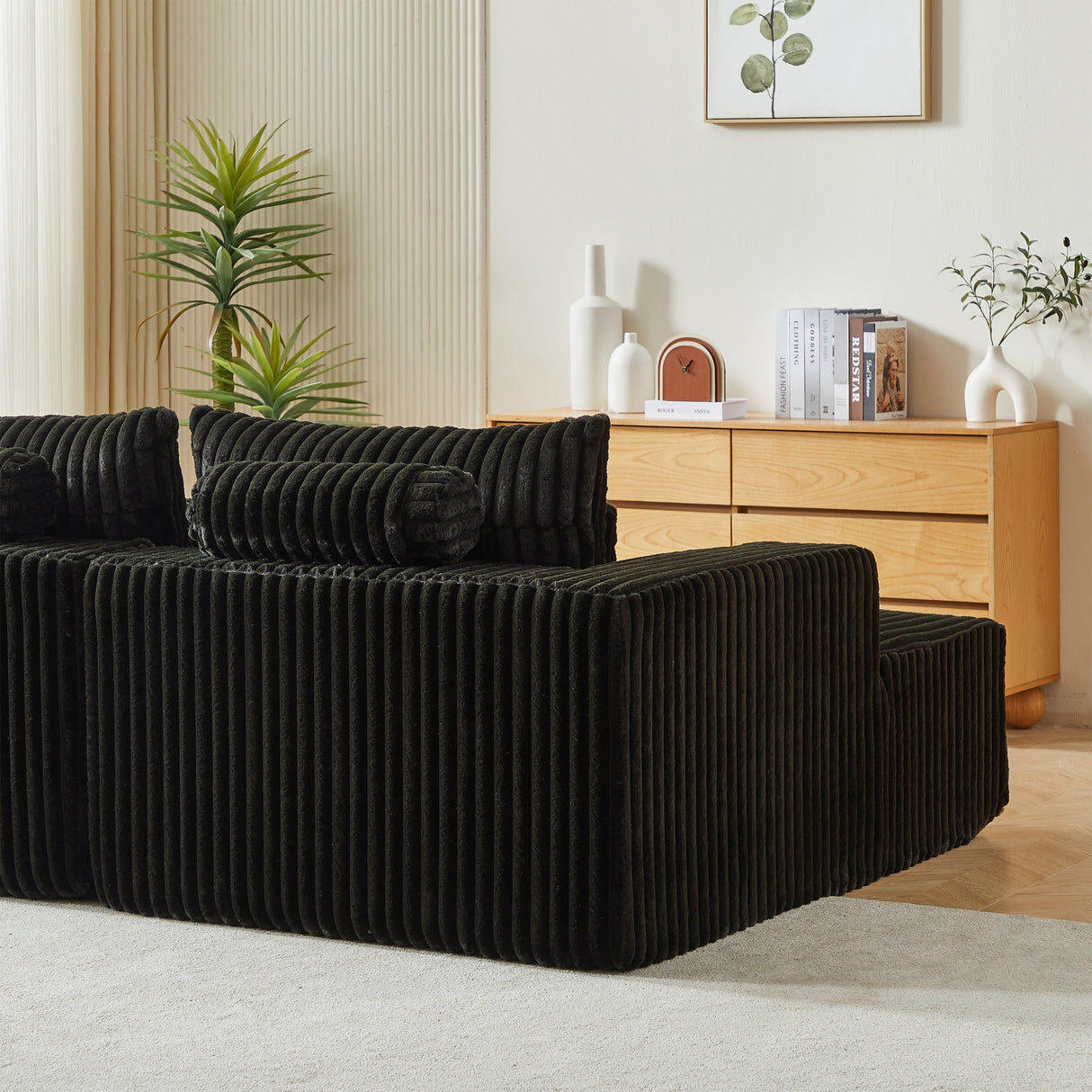 87' Oversized Sectional Lounge Chaise