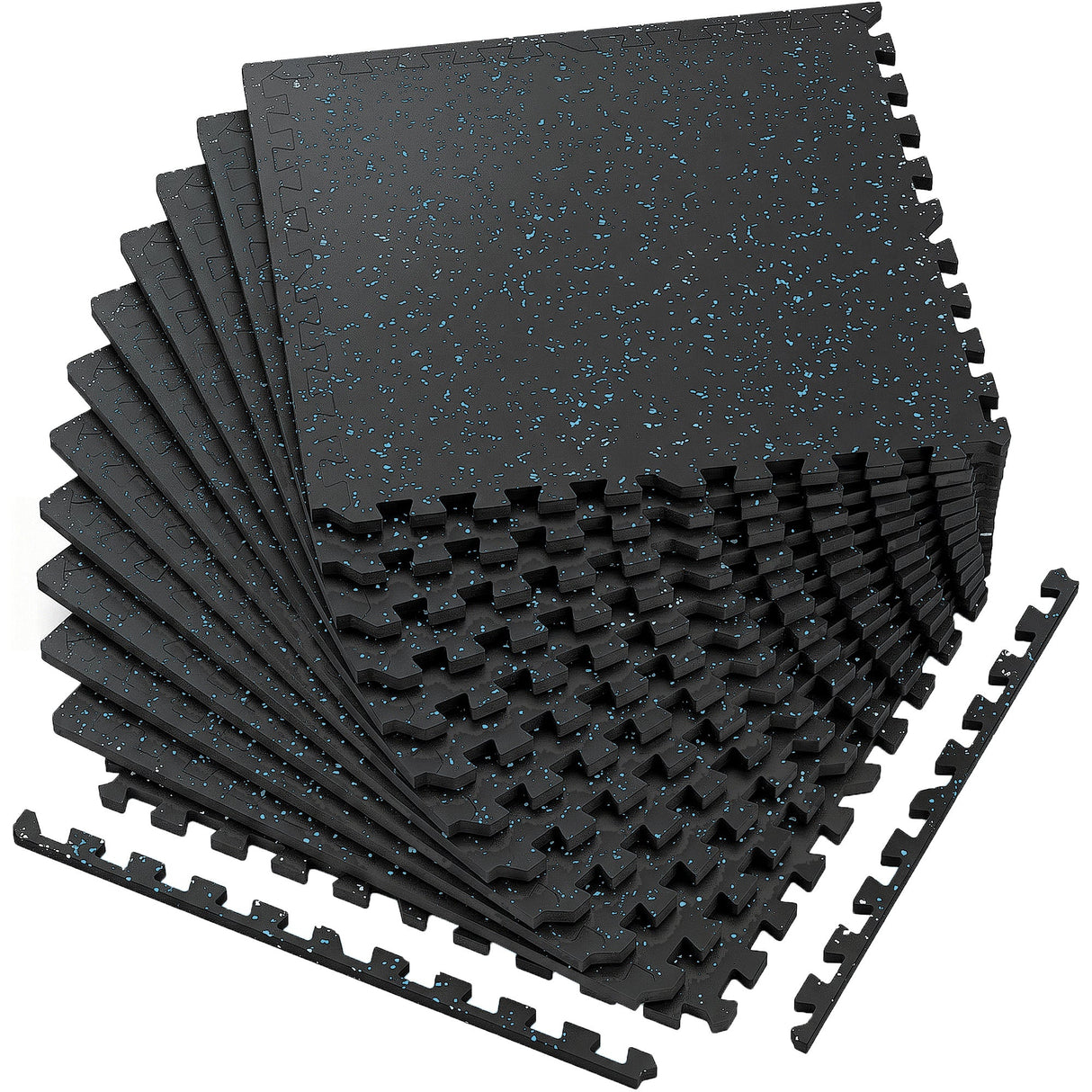 0.6 Inch Thick Interlocking Gym Floor Mats