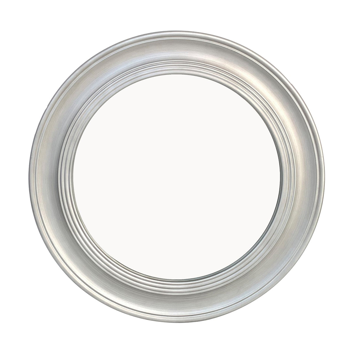 Vintage Round Wall Mirror, Brushed