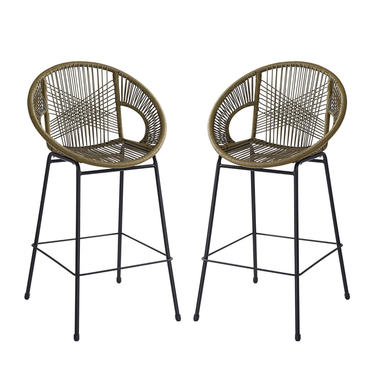 Ferrara Outdoor Patio Barstool Set of 2