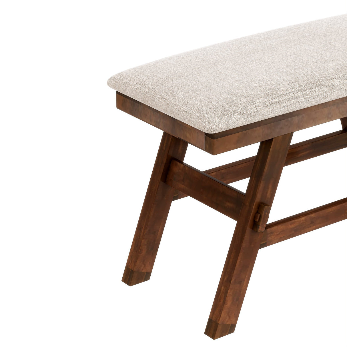 Charlie Walnut Farmhouse Counter Height 6-Piece Dining Set