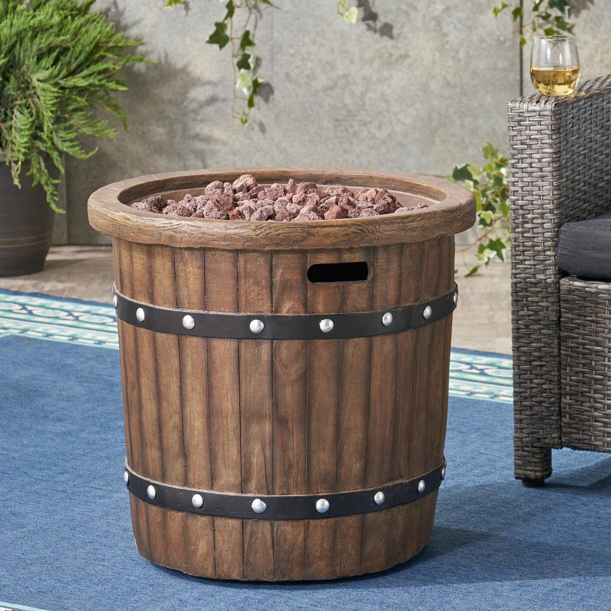 ROUND 25' MGO Fire Pit - 40,000 BTU