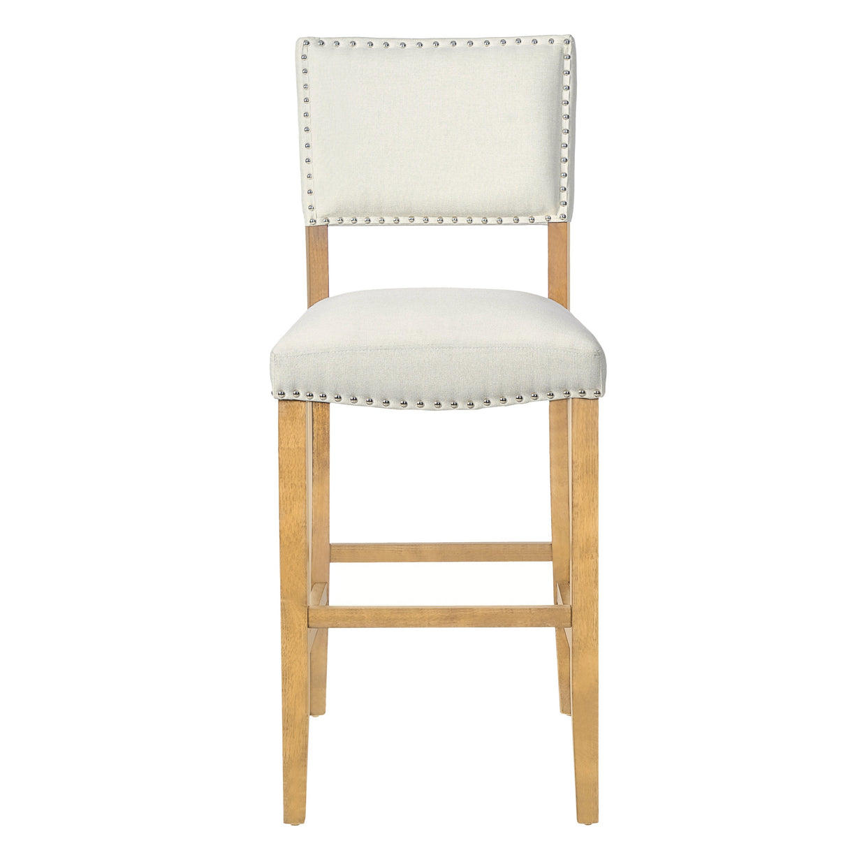 Barstools With Rivet Decoration - Set of 2