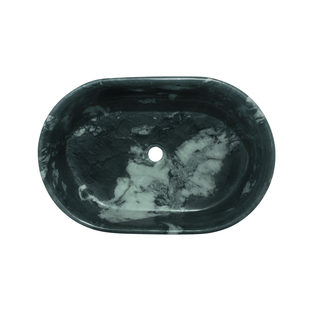 Bathroom Vessel Sink, Semi Polished Surface