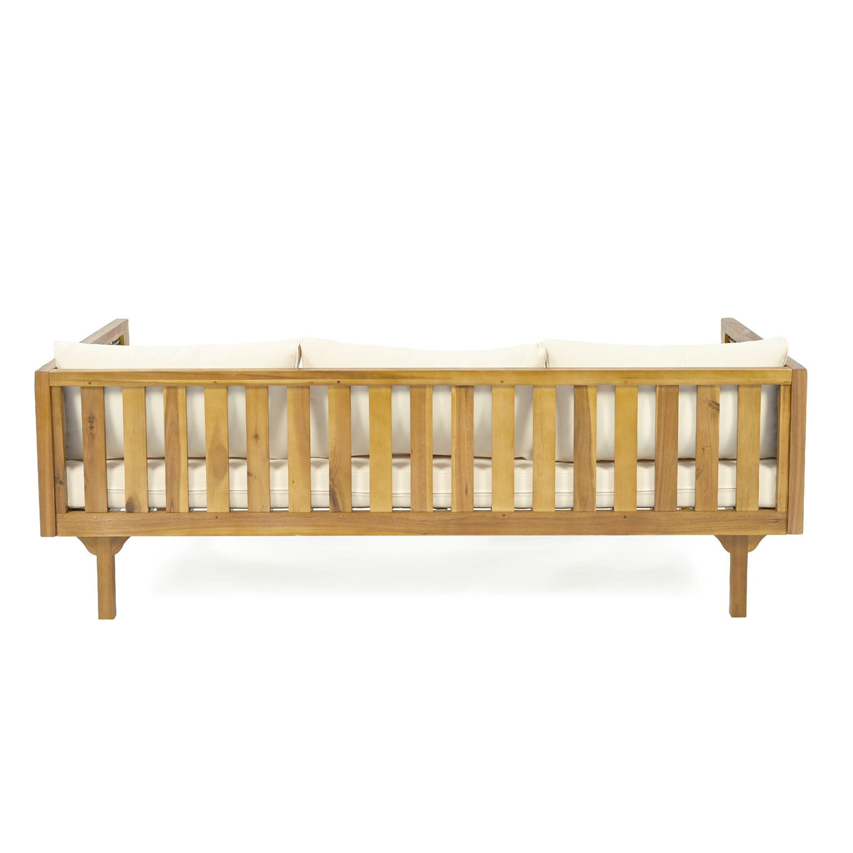 Claremont 3 Seater Daybed Teak Acacia Wood Water Resistant Cushions