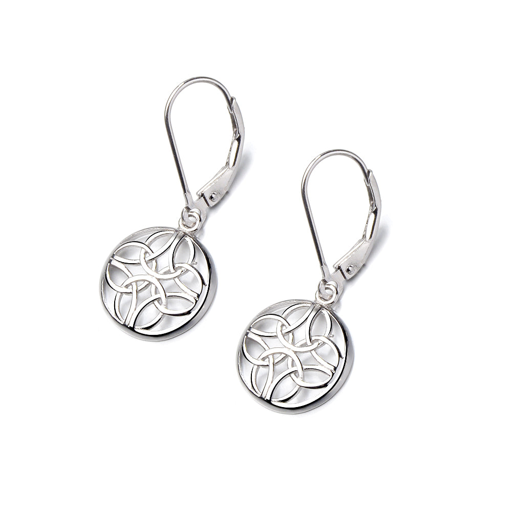 Sterling-Silver-Lever-Back-Celtic-Earring-Earrings