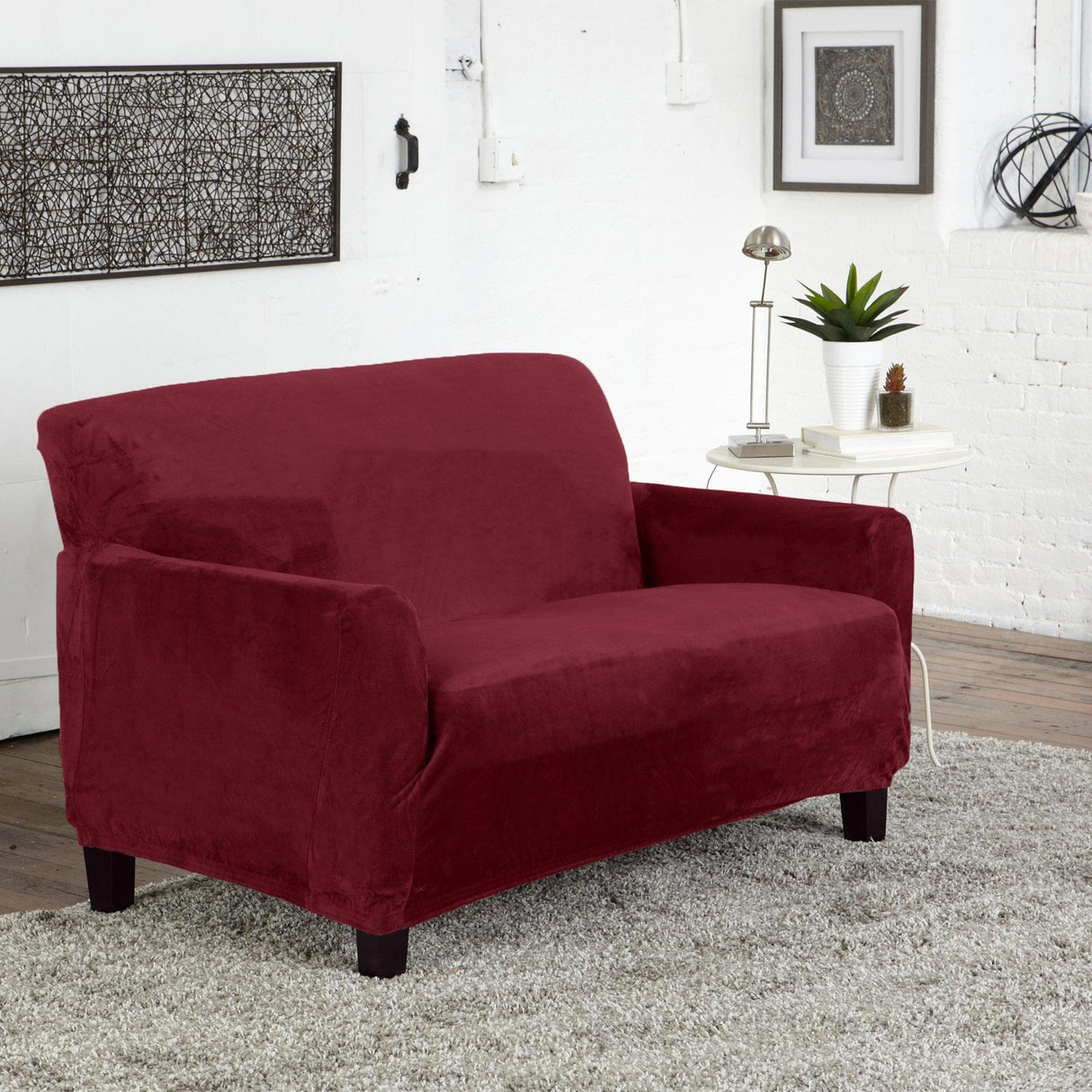 Velvet Stretch Slipcover - Gale Collection