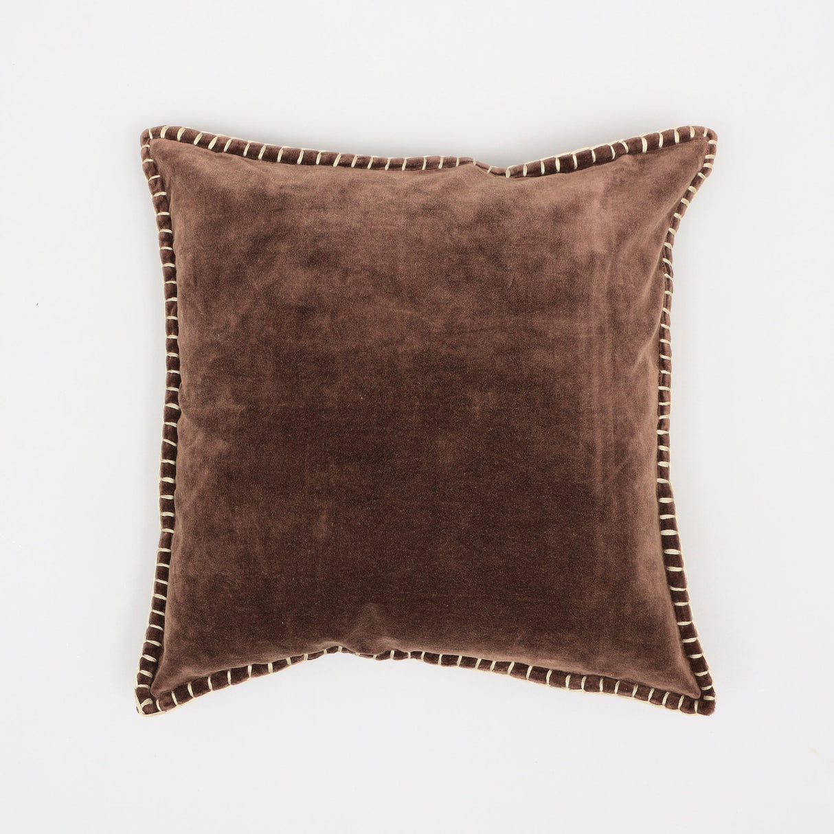 Olivia Stonewashed Velvet Pillow – 19" Square