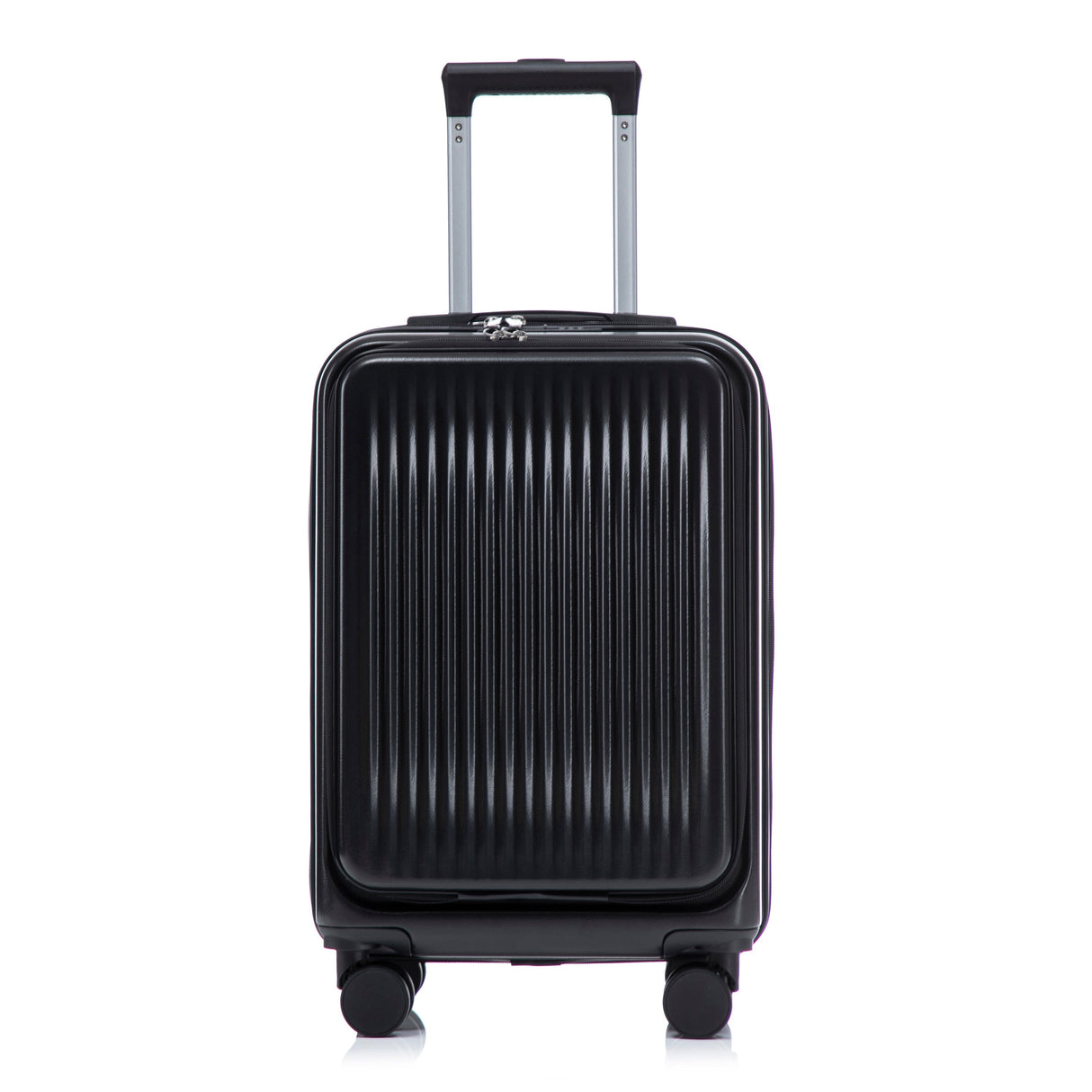 14'/20' 2-Piece ABS Spinner Wheel Luggage Set with Combination Lock and Cosmetic Case