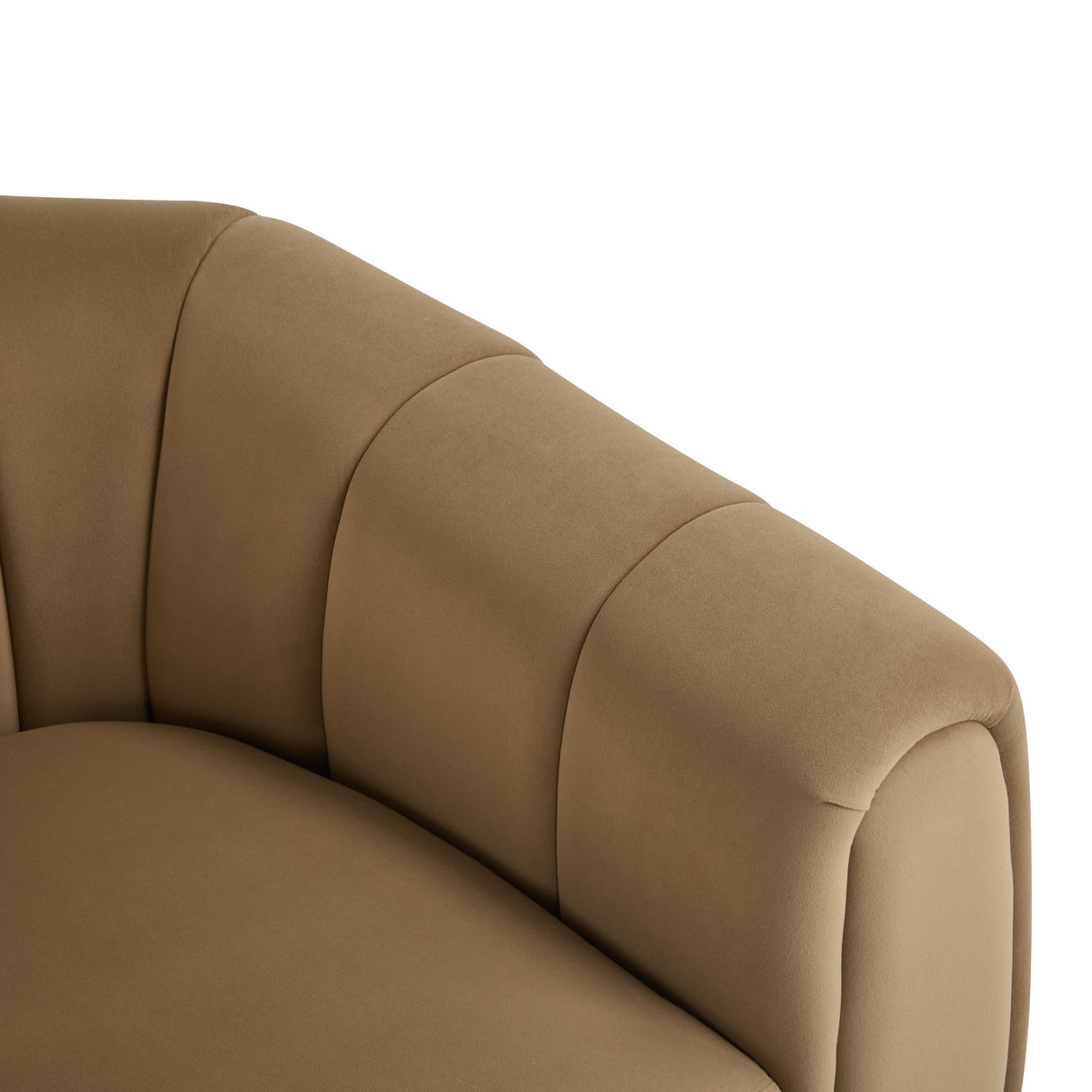 Modern Swivel Club Chair with Premium Velvet