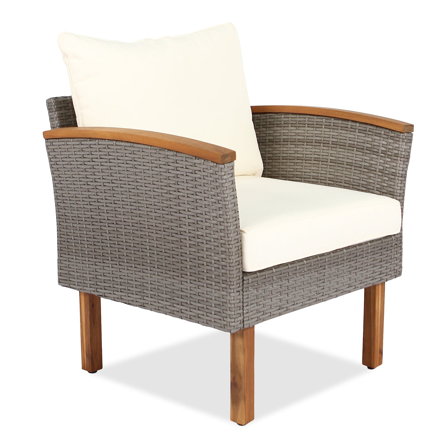 9-Piece Ergonomic Wicker Patio Lounge Set