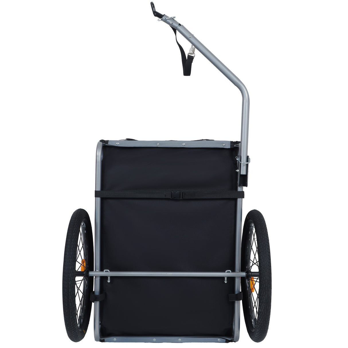 Large Folding Bike Trailer for Dogs – 66LB Capacity All-Terrain Pet Carrier