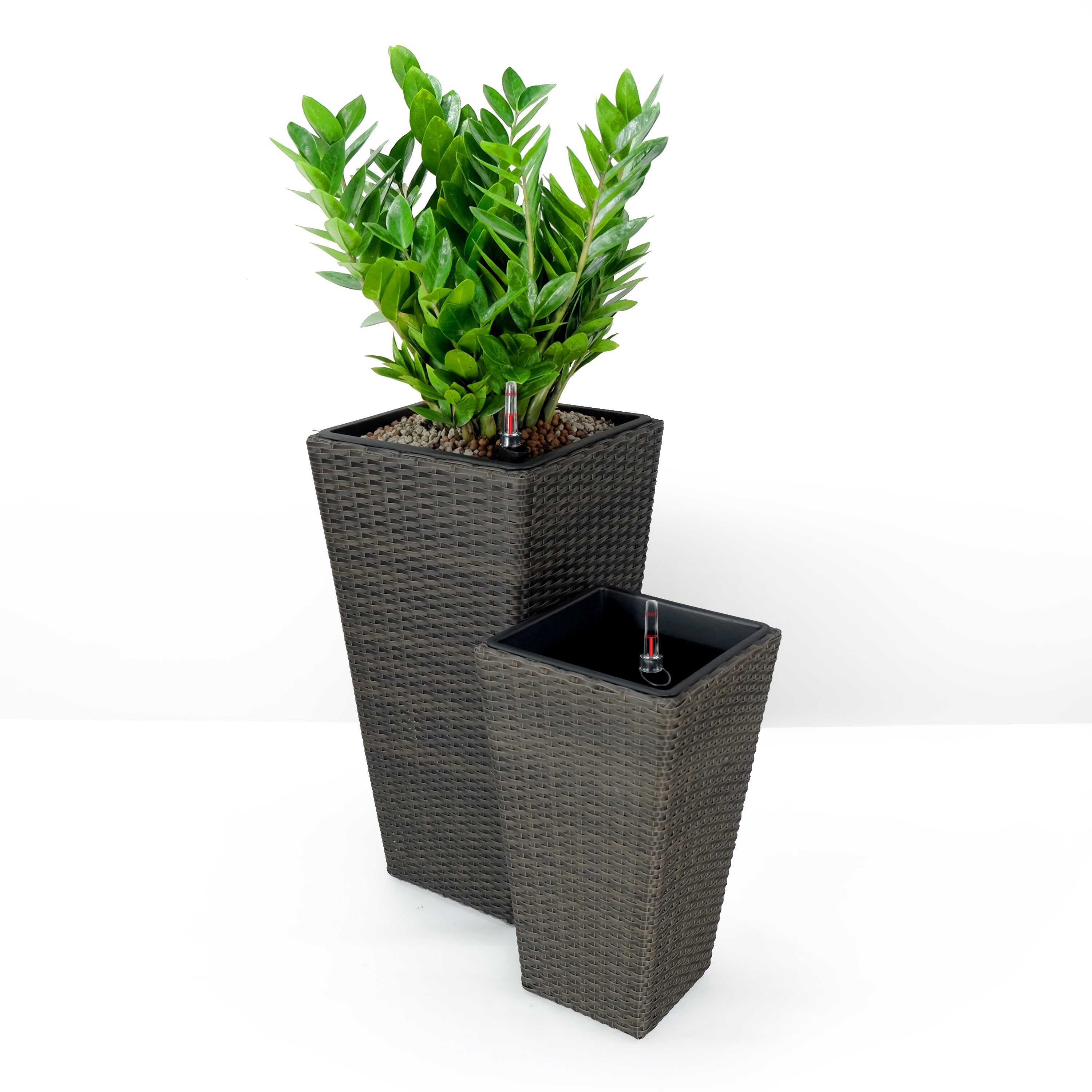 2-Pack-Self-watering-Planter-Hand-Woven-Wicker-Square-Expresso-Pots-&-Planters